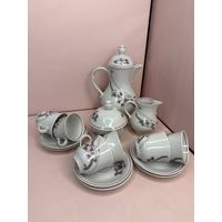 Старт с 1 рубля!  Кофейный сервиз Freiberger Porzellan 80ые года made in GDR! Подписывайтесь, большое количество товара по приемлемым ценам !!!