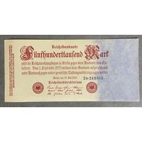 Банкнота 500000 марок 1923 год. Веймарская республика.
