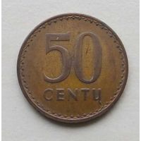 50 центов Литва, 1991 год