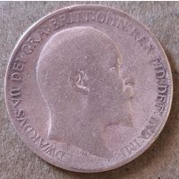 Великобритания 1 пенни, 1908 г., KM# 794