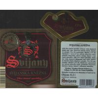 Пивная этикетка. Svijany - Чехия