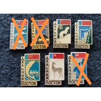 Дальний Восток РСФСР. Сборный лот. Цена за один значок. (А-6)