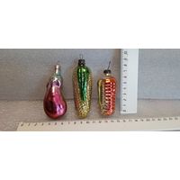 Ёлочные игрушки. Баклажан и початки кукурузы. 9-18