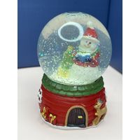 Новогодний снежный шар