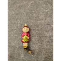 Все лоты с 1 Рубля. Елочная игрушка СССР. Девочка Редиска из набора "Приключения Чипалино". КАТАЛОГ.