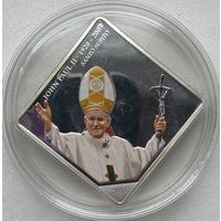 Либерия 5 долларов 2007 г. Иоанн Павел II