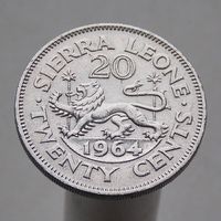 Сьерра Леоне 20 центов 1964