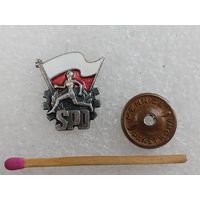 Знак-фрачник ПНР.  SPD, ГТО. тяжёлый, винт