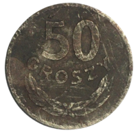 Польша 50 грошей, 1949 (медно-никелевый сплав)
