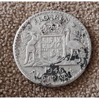 Австралия 1 флорин 1946 Георг VI