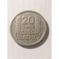 Алжир 20 франков 1949
