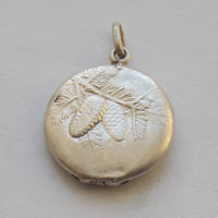 Винтажный кулон для фото клеймо 800