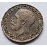 Великобритания. Фартинг 1917 года.
