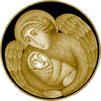 Золото . Дзень анёла ("День Ангела"), Angel Guard , Анел Ахоўнік , Ангел Хранитель , золото 7,78 грамма  , 50 руб. 2019 год. Проба 999.  Тираж 399 шт.