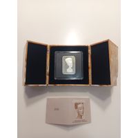 Царица Нефертити 20 руб серебро в футляре