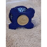 1копейка 1988г. ( магнитные свойства ) 0.96гр.