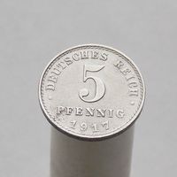 Германия 5 пфеннигов 1917 A
