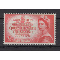 Австралия /Australia 1952** Коронация Королева Елизавета II  SG#264
