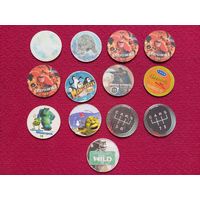 Фишки кепсы caps сборка. Цена за все фишки.