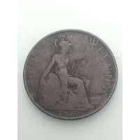 Великобритания 1 пенни 1920 года .