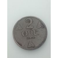Норвегия 2 эре 1936 года .