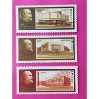 СССР. 119 лет со дня рождения В. И. Ленина (1870 - 1924). ( 3 марки ) 1989 года. 6-10.