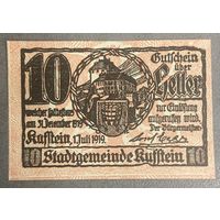 Геллеров Нотгельд Австрия Куфштайн, 10 геллеров 1919 год