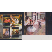 Того 2014  Живопись  ИСКУССТВО КАРТИНЫ    к/б+бл MNH