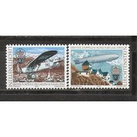 Лихтенштейн 1979 Дирижабль самолет