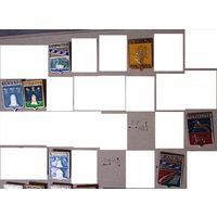 Один значек – 1 рубль. Серия квадраты. Клеймо – русский сувенир. Лот 7.