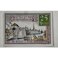 1920 год 25 пфеннигов  Германия