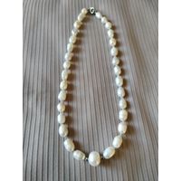 Колье жемчуг крупный натуральный