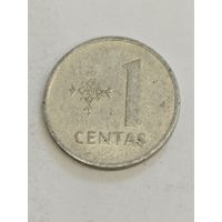 Литва 1 цент 1991