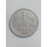 ФРГ 1 марка 1966 года .F