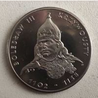 Польша 50 злотых 1982 Болеслав Кривоустый UNC (распродажа коллекции).