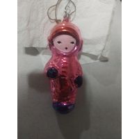 Елочная игрушка СССР космонавт
