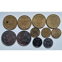 Монеты Украина, 11 штук одним лотом.