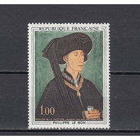 Живопись. Франция 1969. 1 марка. Michel N 1667 (0,8 е).