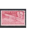 США-1949, (Мих.604), гаш. , Авиация , Самолет(одиночка),