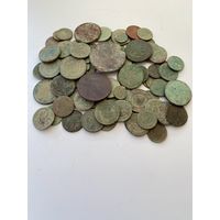 Монеты Российская Империя 75 штук медь