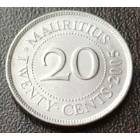 Маврикий 20 центов, 2005    ( 1-4-5 )