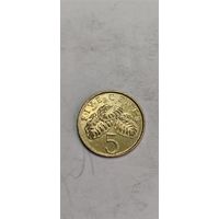 Сингапур 5 цент 1997