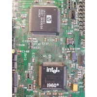 Плата на базе процессора intel i960  80-е гг.