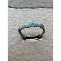 Кольцо старинное с узором