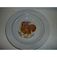 Детская Тарелка Буратино МФЗ Фарфор СССР