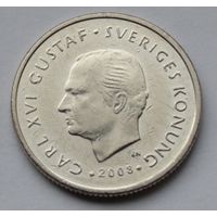 Швеция, 1 крона 2008 г.