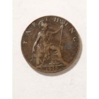 Великобритания 1 фартинг 1919