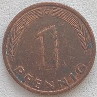 Германия 1 пфенниг 1982 г. G