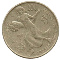 Итальянская Республика (Италия). 200 лир 1981. ФАО - Всемирный день продовольствия