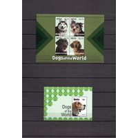 Невис 2011 Фауна домашние собаки - 1 лист + 1 блок MNH**